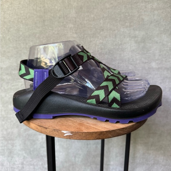 Chaco Z/1 Festival Vibram Outdoor Sandals Chevron Print Size 8 - Picture 5 of 10